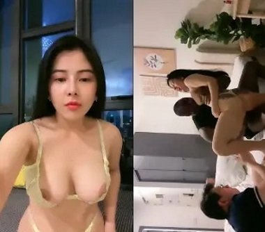 sex pijama Cả hai anh Tây đều bị sướng vì Hà My